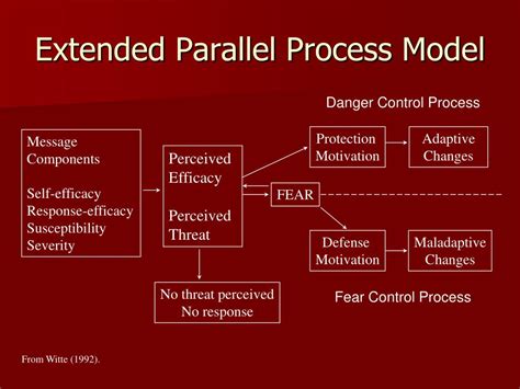 -health hazard is severe. . Extended parallel process model